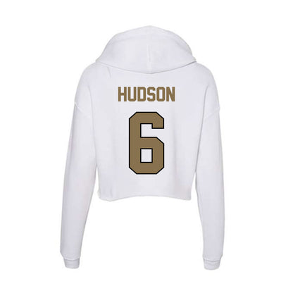 Bryant - NCAA Football : Dixon Hudson - Women's Crop Fleece Hoodie-1
