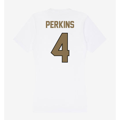 Bryant - NCAA Football : Brandon Perkins - Women's V-Neck T-Shirt-1
