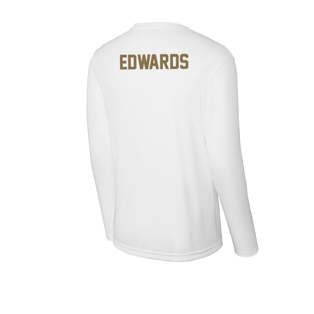 Bryant - NCAA Men's Track & Field : Kendrick Edwards - Activewear Long Sleeve T-Shirt-1