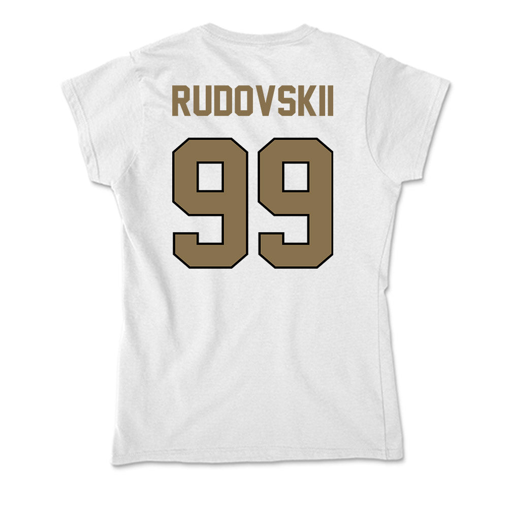 Bryant - NCAA Men's Basketball : Tim Rudovskii - Soft Style Women’s T-Shirt-1