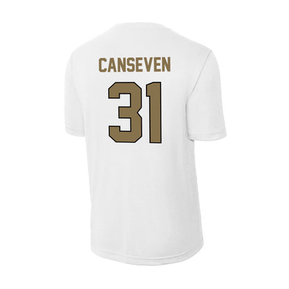 Bryant - NCAA Women's Soccer : Emily Canseven - Activewear T-Shirt-1