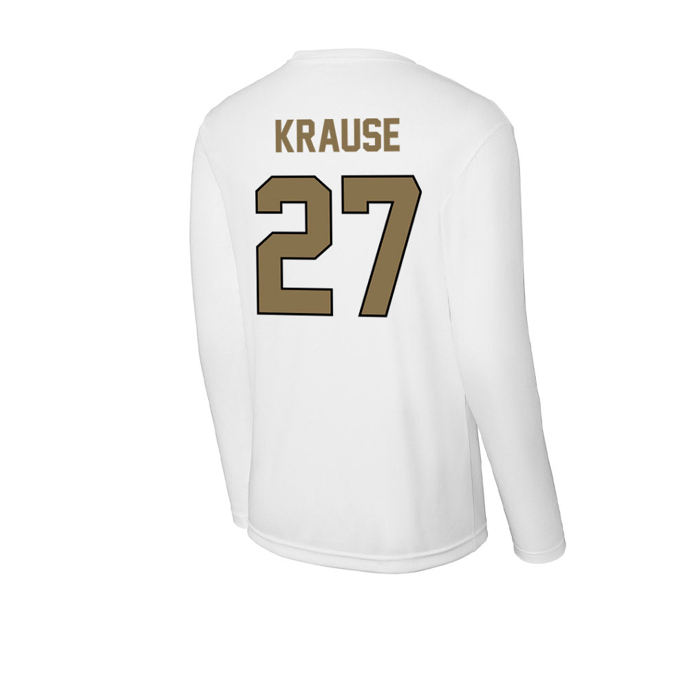 Bryant - NCAA Football : Trey Krause - Activewear Long Sleeve T-Shirt-1