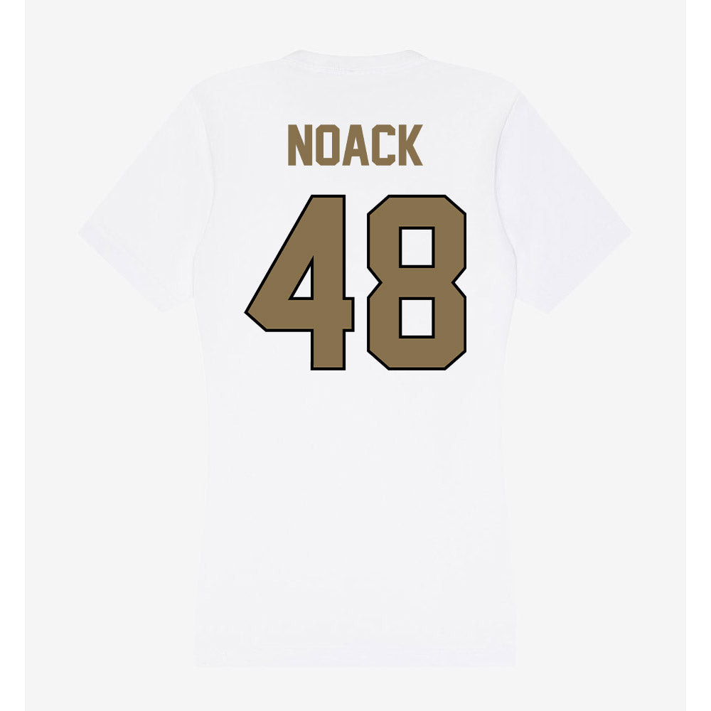 Bryant - NCAA Women's Lacrosse : Payton Noack - Women's V-Neck T-Shirt-1