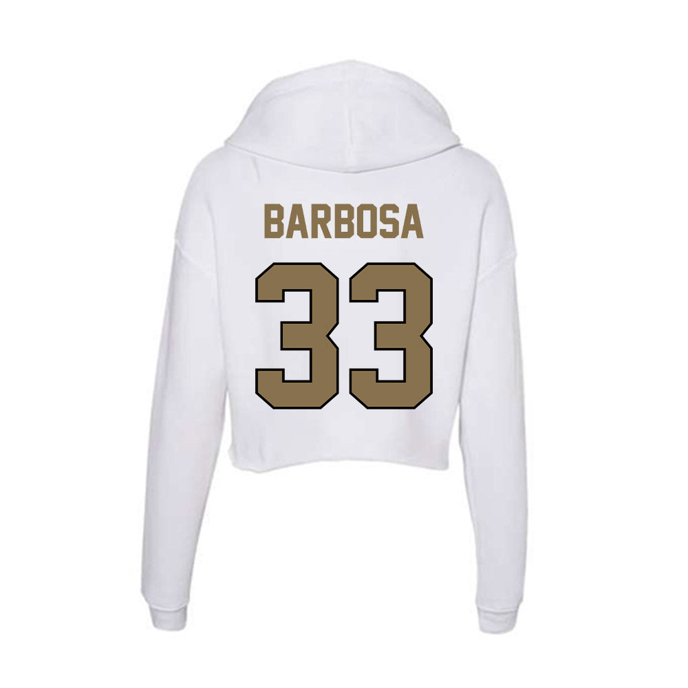 Bryant - NCAA Women's Lacrosse : Sierra Barbosa - Women's Crop Fleece Hoodie-1