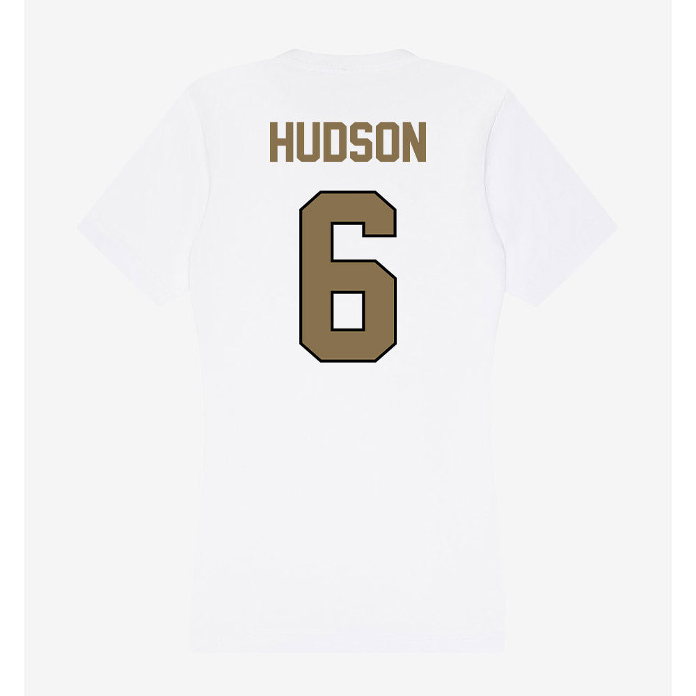 Bryant - NCAA Football : Dixon Hudson - Women's V-Neck T-Shirt-1