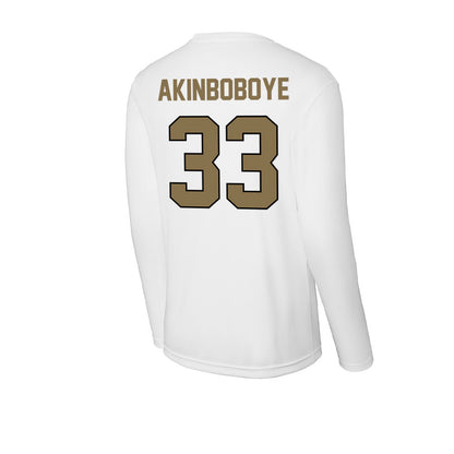 Bryant - NCAA Men's Soccer : Deji Akinboboye - Activewear Long Sleeve T-Shirt-1