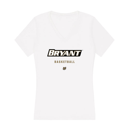 Bryant - NCAA Women's Basketball : Breezie Williams - Women's V-Neck T-Shirt-0