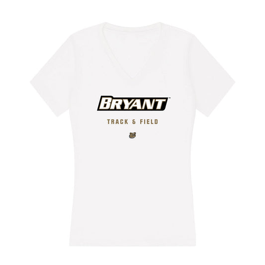 Bryant - NCAA Women's Track & Field : Tishany delarosa - Women's V-Neck T-Shirt-0