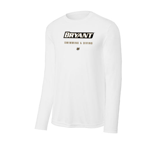 Bryant - NCAA Women's Swimming & Diving : Megan Diamond - Activewear Long Sleeve T-Shirt-0