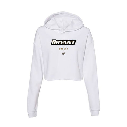 Bryant - NCAA Men's Soccer : Ilay Krespi - Women's Crop Fleece Hoodie-0