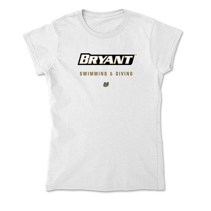 Bryant - NCAA Women's Swimming & Diving : Megan Diamond - Soft Style Women’s T-Shirt-0