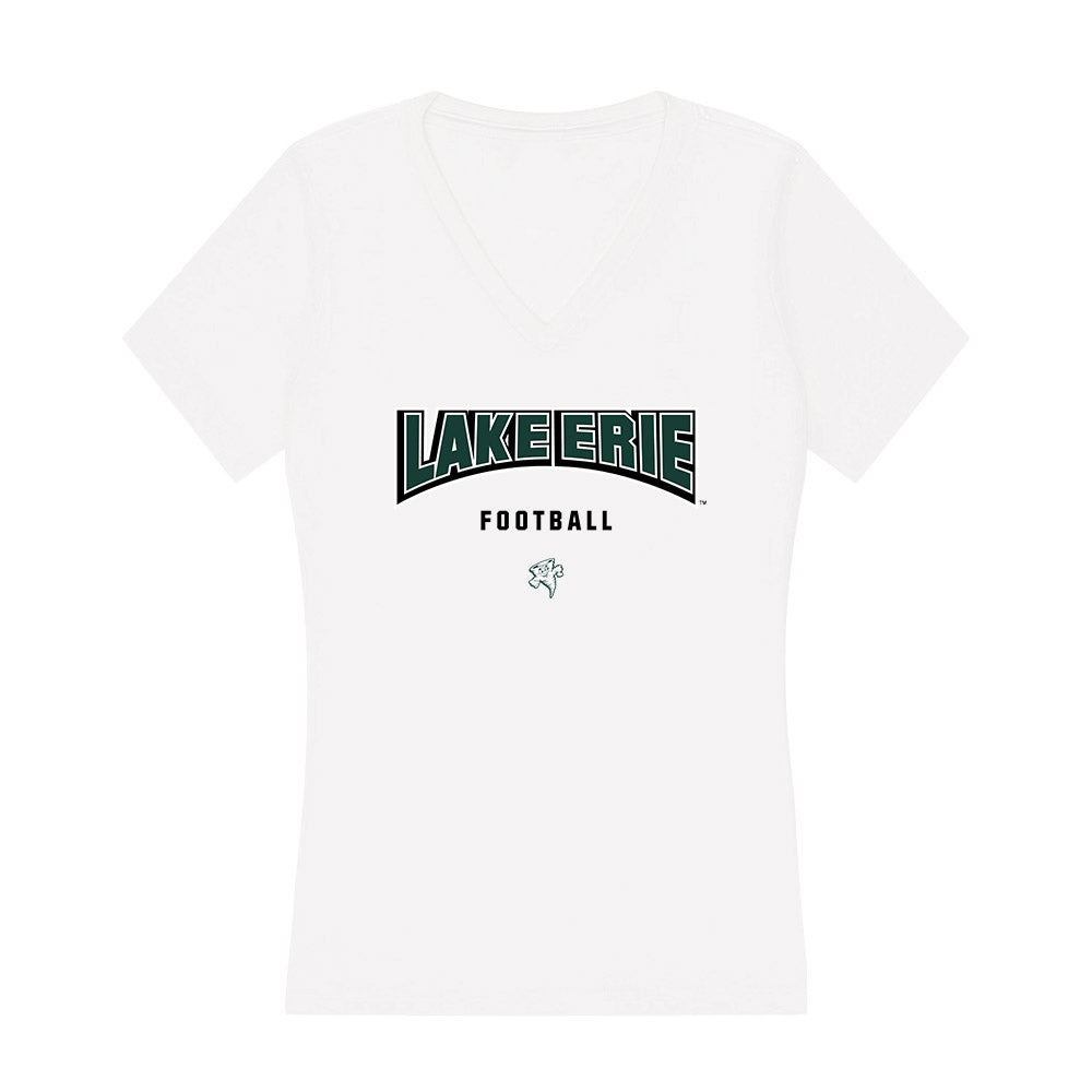 Lake Erie College - NCAA Football : Tyler Hale - Women's V-Neck T-Shirt-0