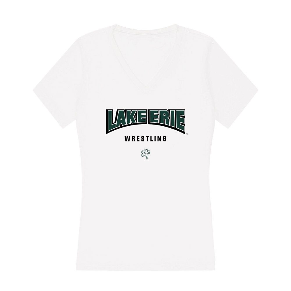 Lake Erie College - NCAA Wrestling : Marky Stankorb - Women's V-Neck T-Shirt-0