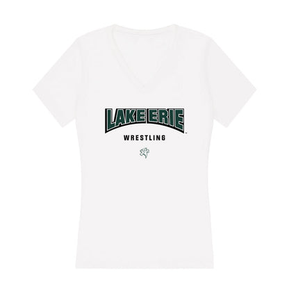 Lake Erie College - NCAA Wrestling : Marky Stankorb - Women's V-Neck T-Shirt-0