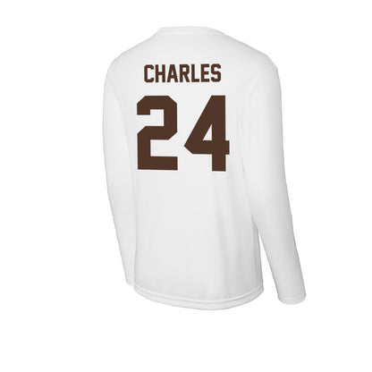 St. Bonaventure - NCAA Men's Basketball : Cayden Charles - Activewear Long Sleeve T-Shirt-1