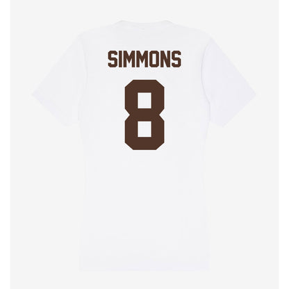 St. Bonaventure - NCAA Men's Basketball : Buddy Simmons - Women's V-Neck T-Shirt-1