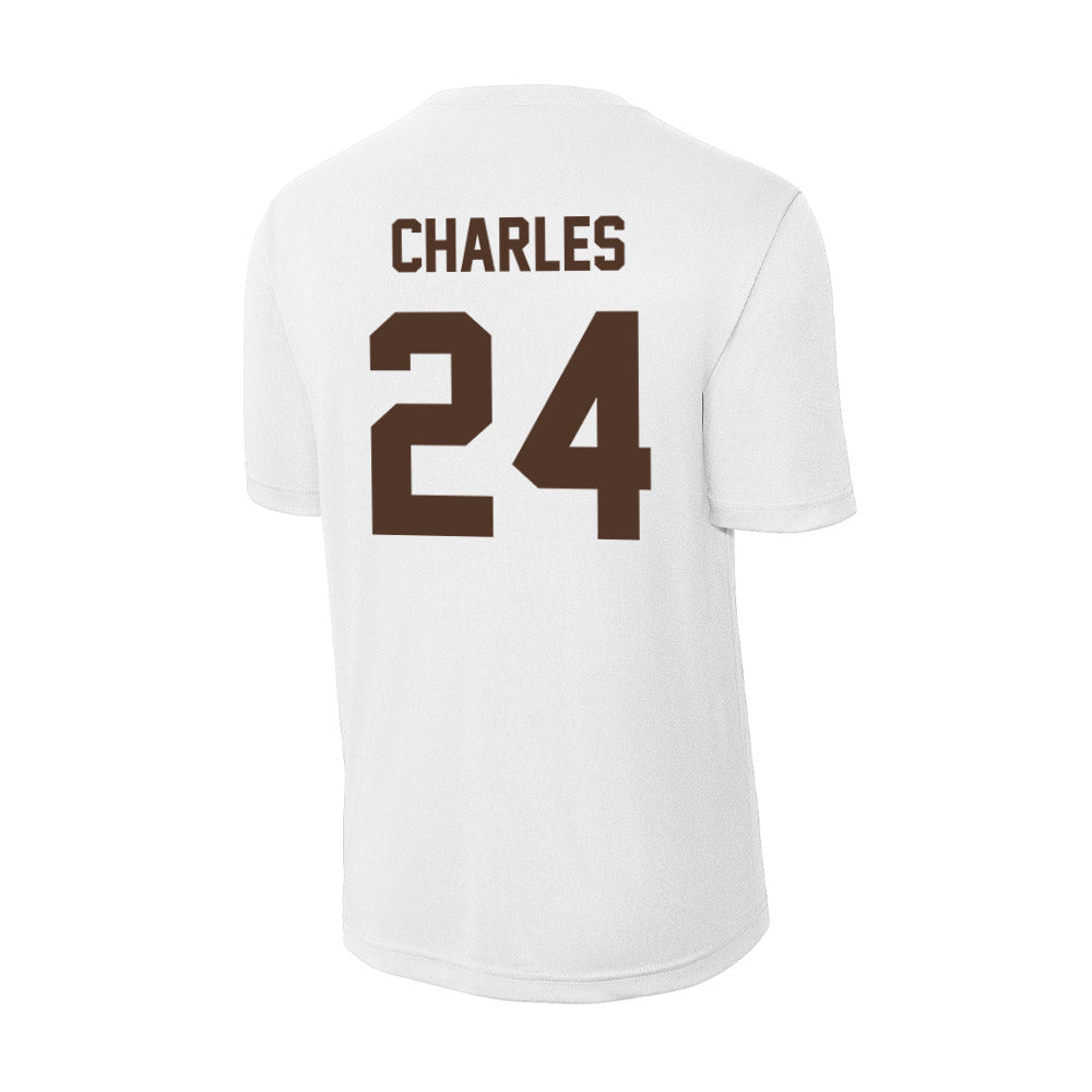 St. Bonaventure - NCAA Men's Basketball : Cayden Charles - Activewear T-Shirt-1