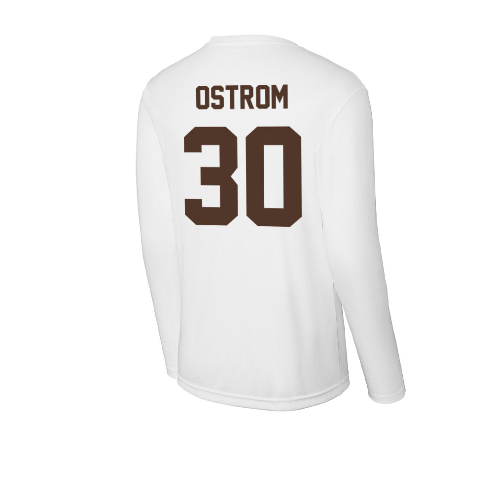 St. Bonaventure - NCAA Men's Basketball : Broek Ostrom - Activewear Long Sleeve T-Shirt-1