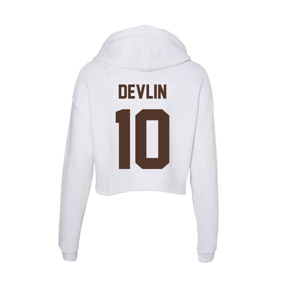 St. Bonaventure - NCAA Women's Lacrosse : Riley Devlin - Women's Crop Fleece Hoodie-1