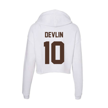 St. Bonaventure - NCAA Women's Lacrosse : Riley Devlin - Women's Crop Fleece Hoodie-1