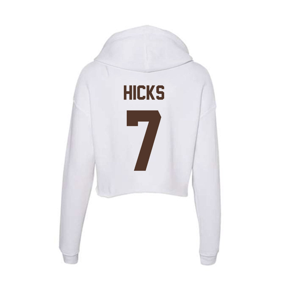 St. Bonaventure - NCAA Women's Lacrosse : Katelyn Hicks - Women's Crop Fleece Hoodie-1
