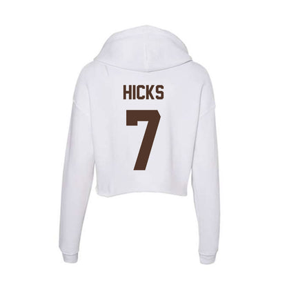 St. Bonaventure - NCAA Women's Lacrosse : Katelyn Hicks - Women's Crop Fleece Hoodie-1