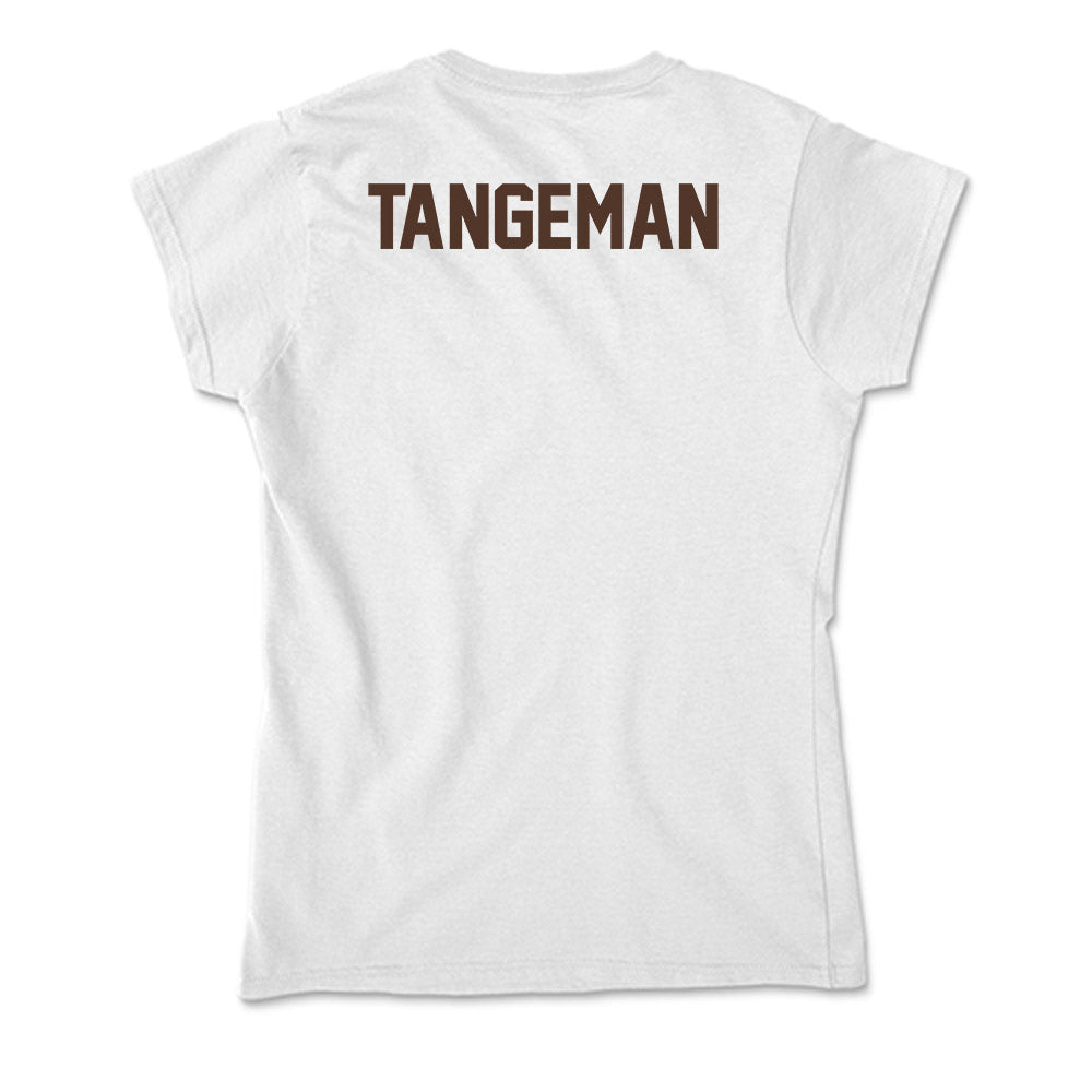 St. Bonaventure - NCAA Men's Swimming & Diving : Cole Tangeman - Soft Style Women’s T-Shirt-1