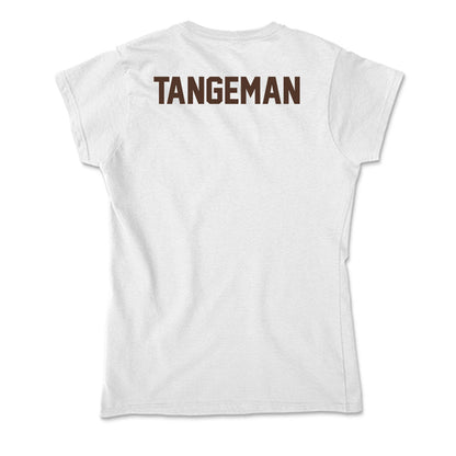 St. Bonaventure - NCAA Men's Swimming & Diving : Cole Tangeman - Soft Style Women’s T-Shirt-1