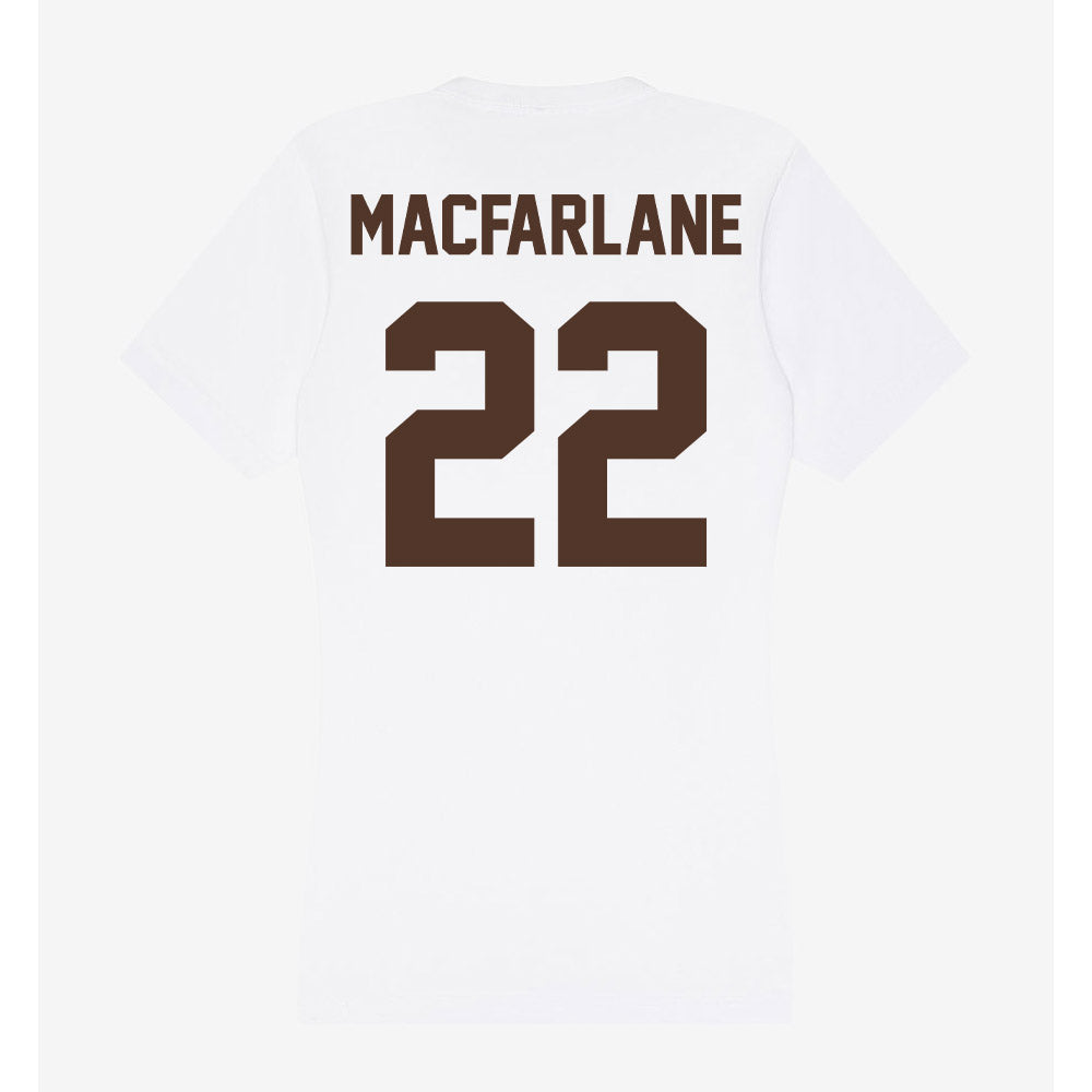 St. Bonaventure - NCAA Men's Soccer : Kyle Macfarlane - Women's V-Neck T-Shirt-1