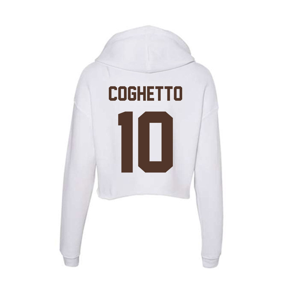 St. Bonaventure - NCAA Women's Soccer : Giovanna Coghetto - Women's Crop Fleece Hoodie-1
