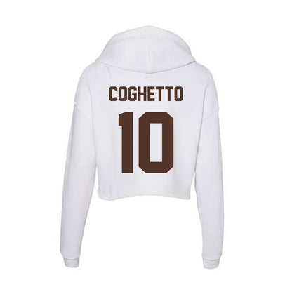 St. Bonaventure - NCAA Women's Soccer : Giovanna Coghetto - Women's Crop Fleece Hoodie-1