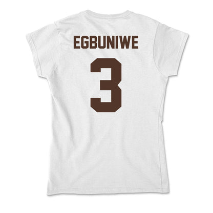 St. Bonaventure - NCAA Men's Basketball : Daniel Egbuniwe - Soft Style Women’s T-Shirt-1