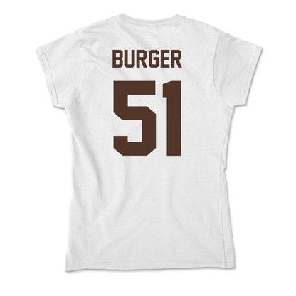 St. Bonaventure - NCAA Men's Lacrosse : Kaeden Burger - Soft Style Women’s T-Shirt-1