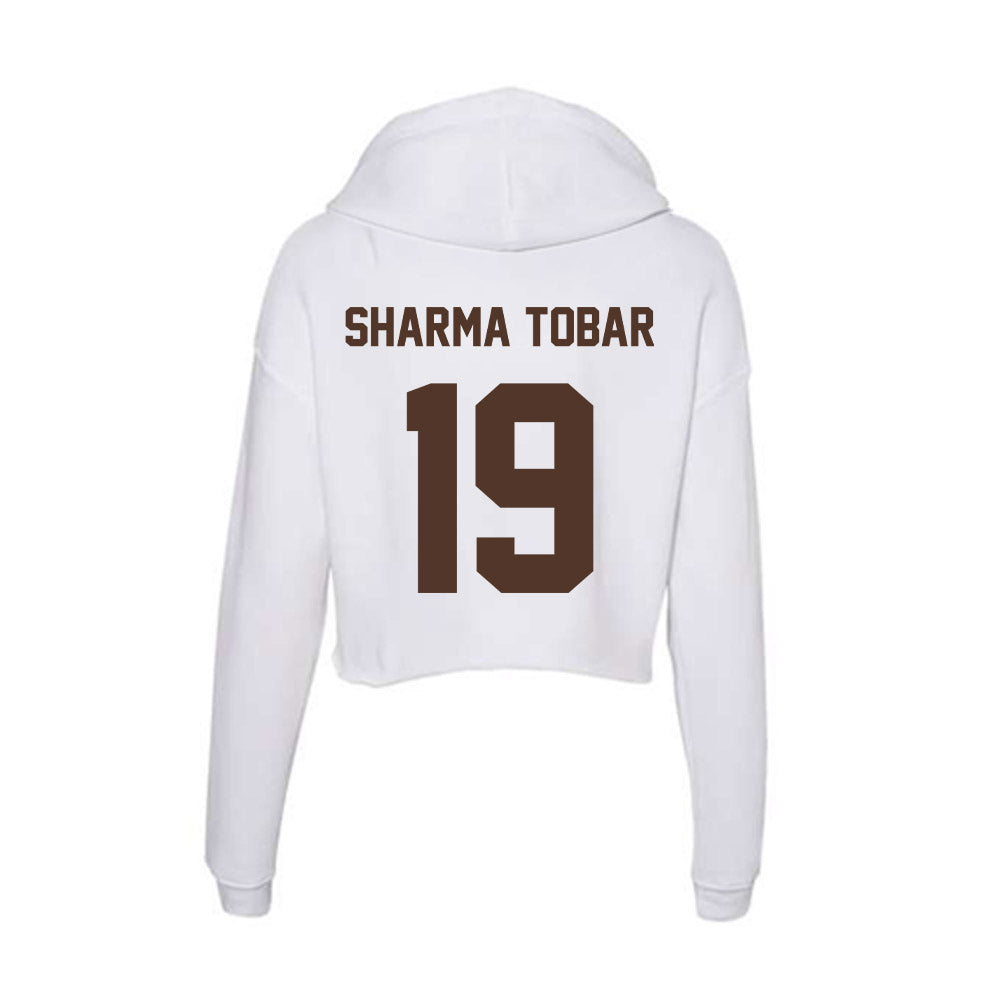 St. Bonaventure - NCAA Women's Soccer : Naomi Sharma Tobar - Women's Crop Fleece Hoodie-1