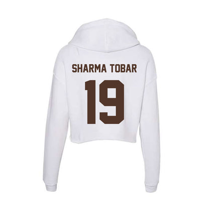St. Bonaventure - NCAA Women's Soccer : Naomi Sharma Tobar - Women's Crop Fleece Hoodie-1