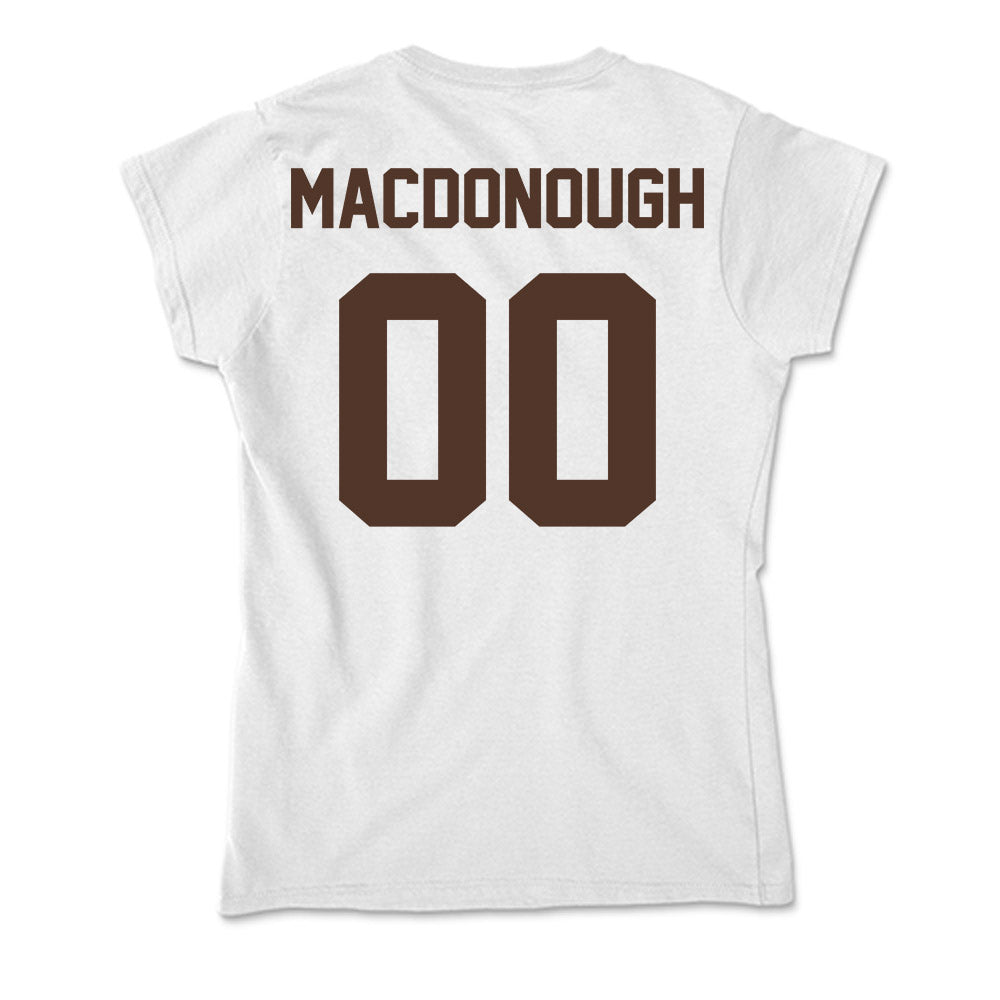 St. Bonaventure - NCAA Women's Basketball : Elyse MacDonough - Soft Style Women’s T-Shirt-1