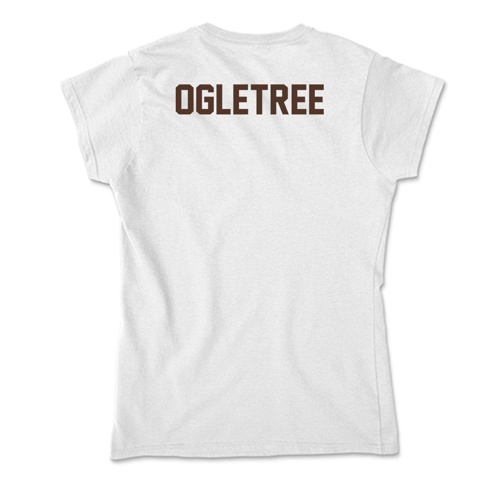 St. Bonaventure - NCAA Men's Track & Field : Cam Ogletree - Soft Style Women’s T-Shirt-1