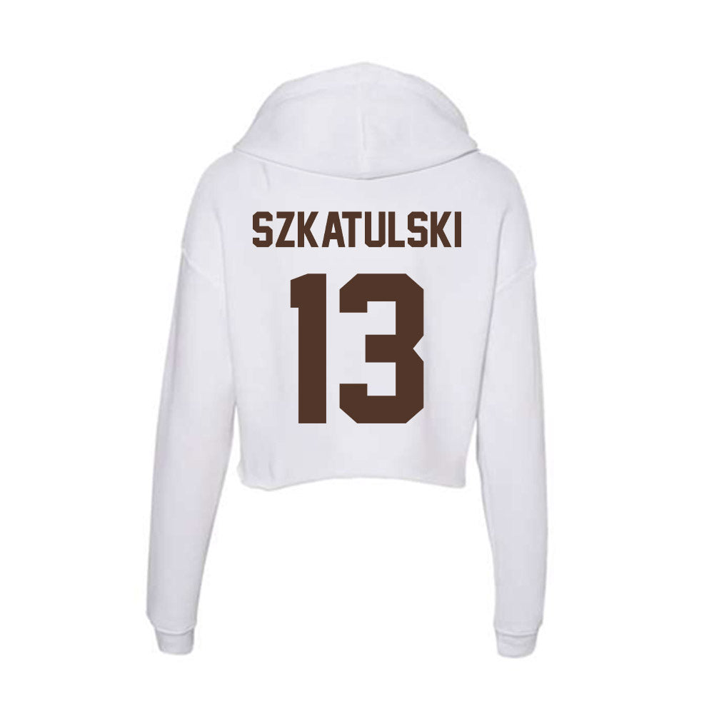 St. Bonaventure - NCAA Softball : Jayden Szkatulski - Women's Crop Fleece Hoodie-1