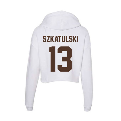 St. Bonaventure - NCAA Softball : Jayden Szkatulski - Women's Crop Fleece Hoodie-1