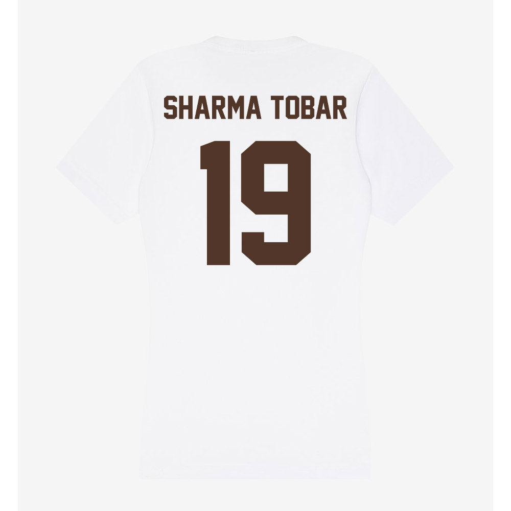 St. Bonaventure - NCAA Women's Soccer : Naomi Sharma Tobar - Women's V-Neck T-Shirt-1