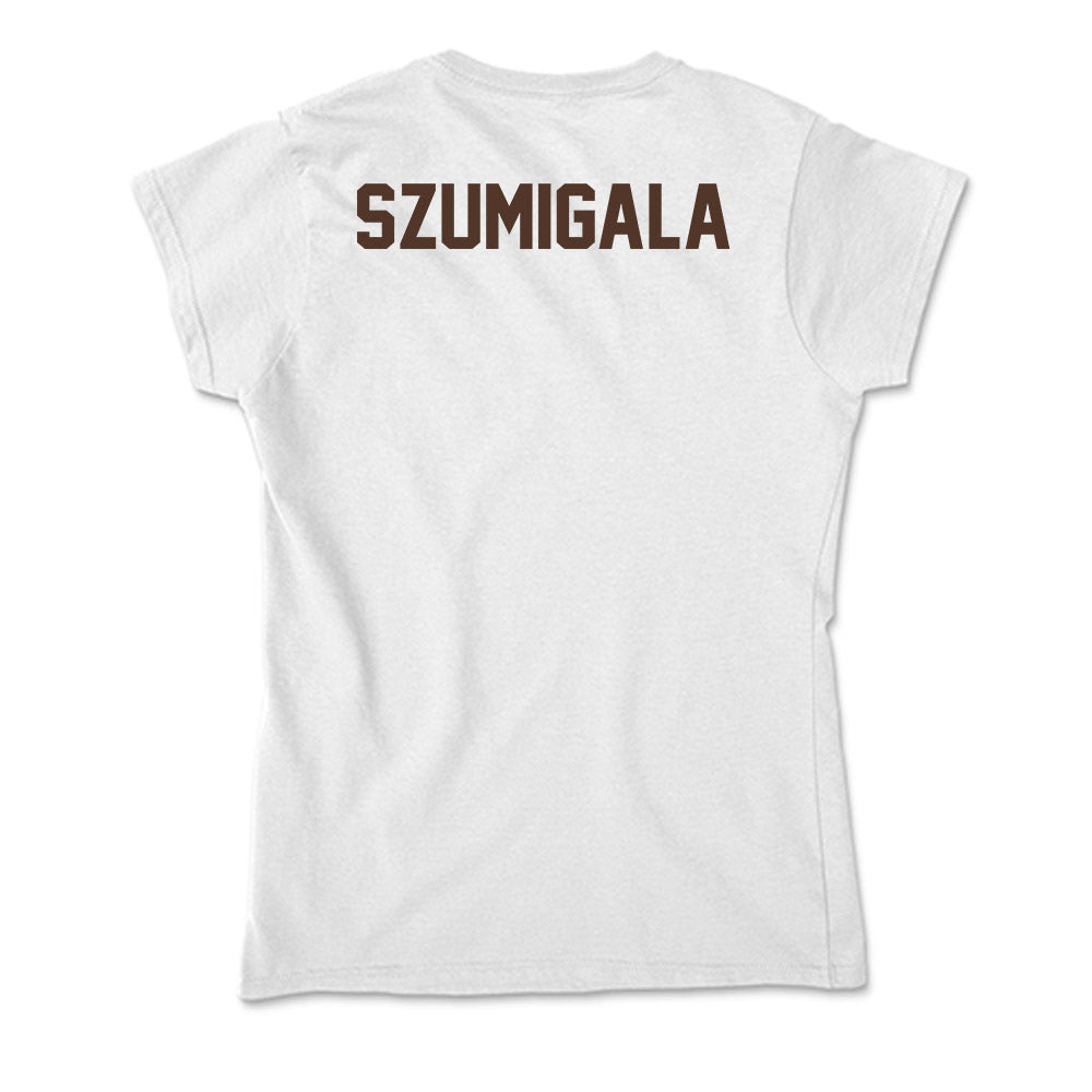 St. Bonaventure - NCAA Men's Track & Field : Peter Szumigala - Soft Style Women’s T-Shirt-1