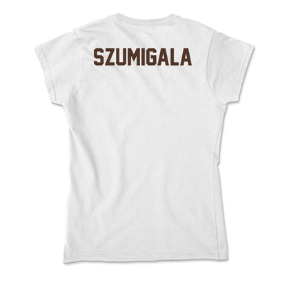 St. Bonaventure - NCAA Men's Track & Field : Peter Szumigala - Soft Style Women’s T-Shirt-1