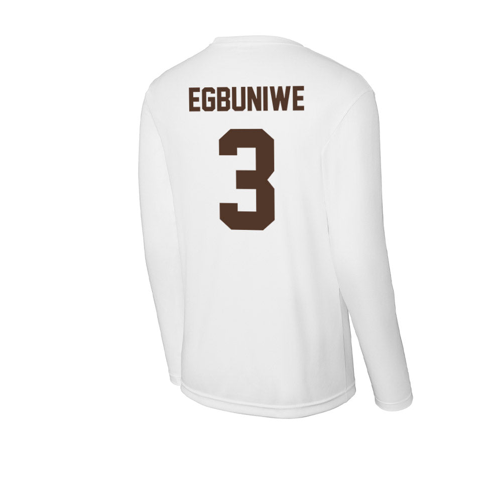 St. Bonaventure - NCAA Men's Basketball : Daniel Egbuniwe - Activewear Long Sleeve T-Shirt-1