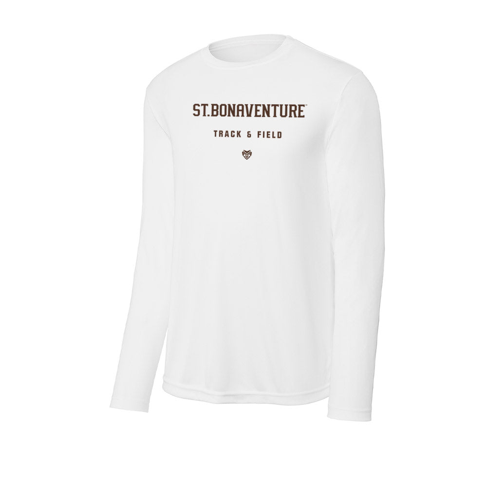 St. Bonaventure - NCAA Men's Track & Field : Cam Ogletree - Activewear Long Sleeve T-Shirt-0