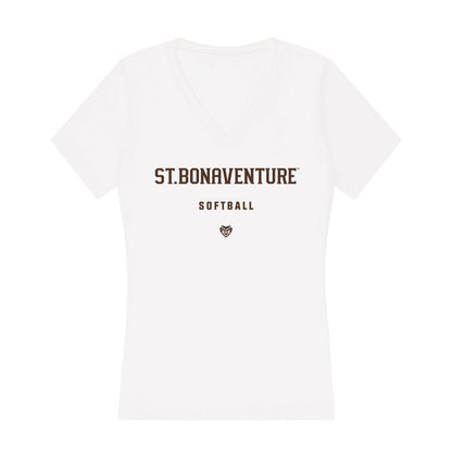 St. Bonaventure - NCAA Softball : Mackenzie Frani - Women's V-Neck T-Shirt-0