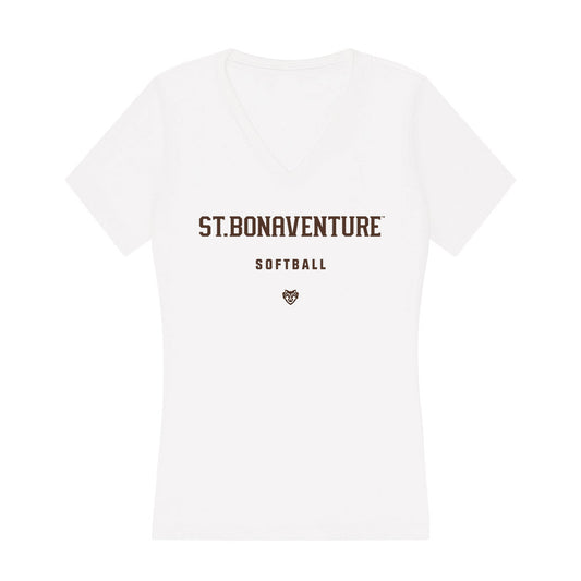 St. Bonaventure - NCAA Softball : Mackenzie Frani - Women's V-Neck T-Shirt-0