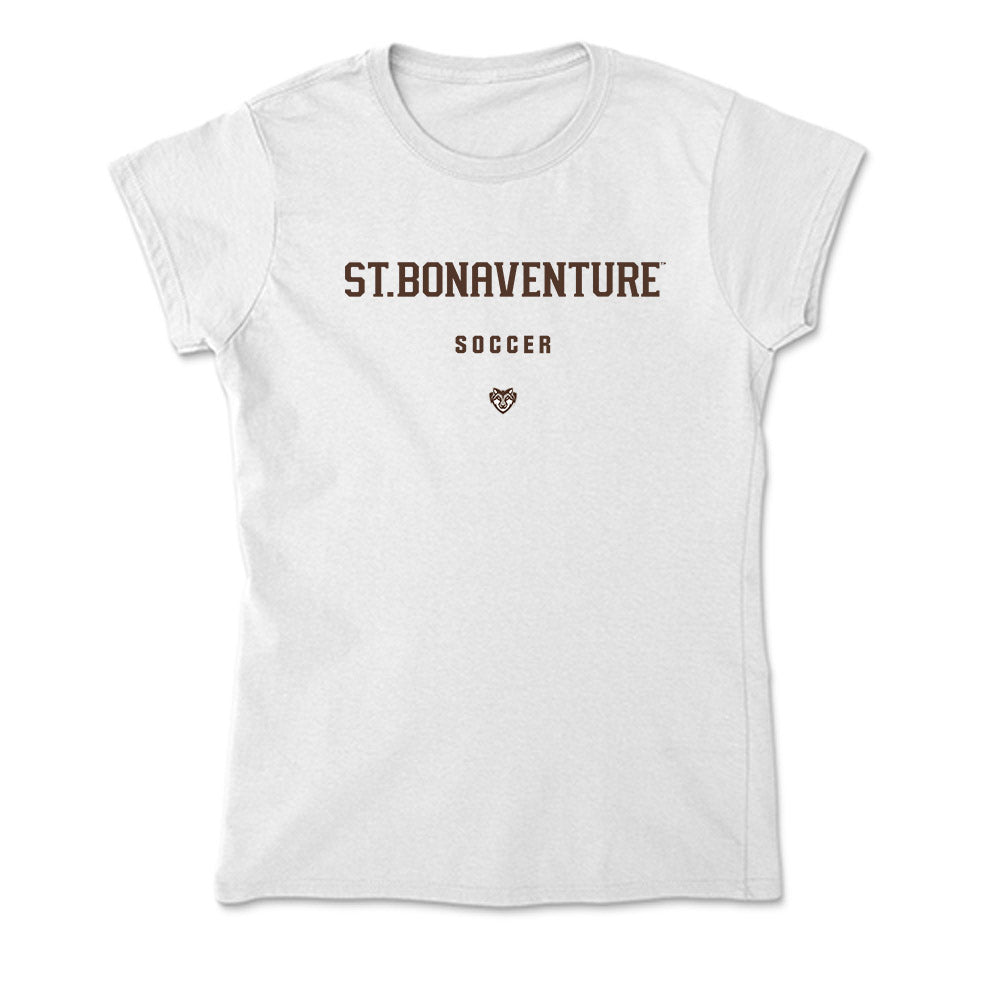 St. Bonaventure - NCAA Men's Soccer : Daniel Helle - Soft Style Women’s T-Shirt-0