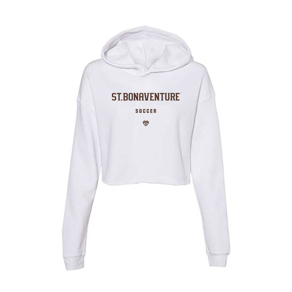St. Bonaventure - NCAA Women's Soccer : Giovanna Coghetto - Women's Crop Fleece Hoodie-0