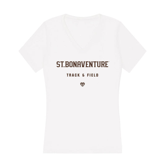 St. Bonaventure - NCAA Men's Track & Field : Peter Szumigala - Women's V-Neck T-Shirt-0