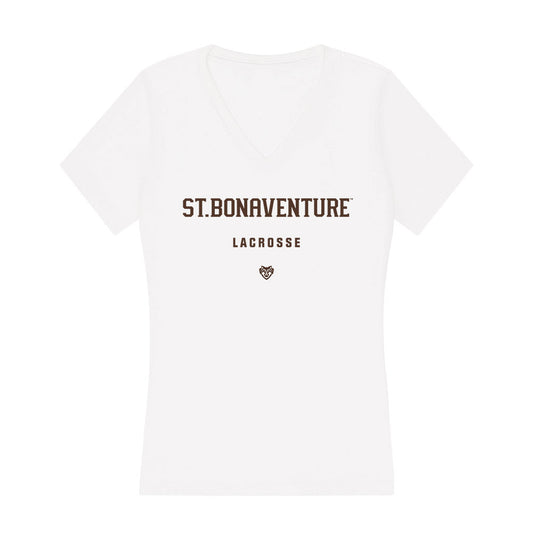 St. Bonaventure - NCAA Women's Lacrosse : Kylie Pfeffer - Women's V-Neck T-Shirt-0
